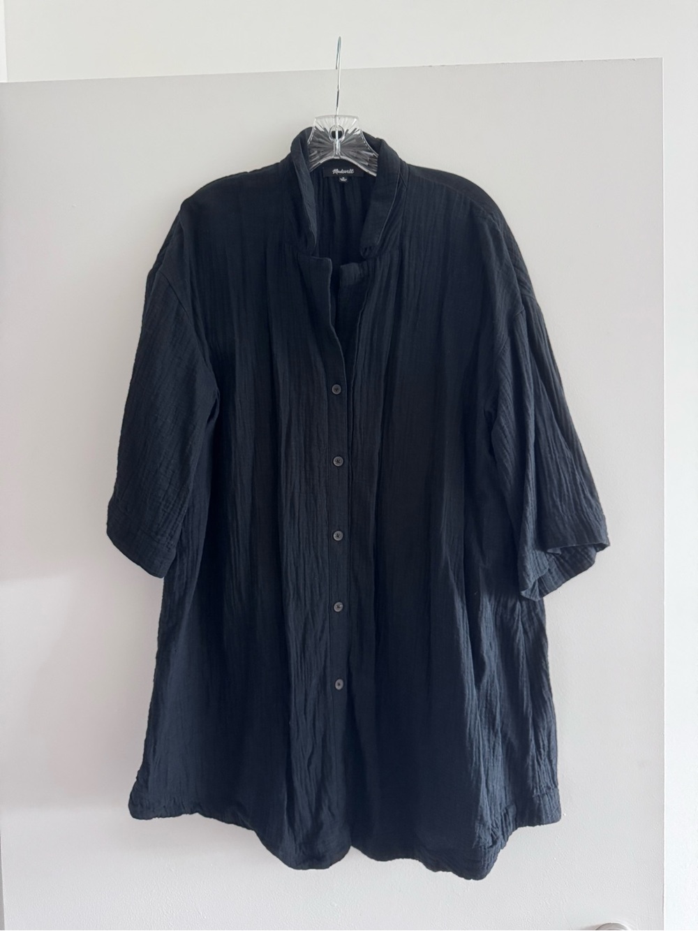 Madewell Lightspin Black Cover Up